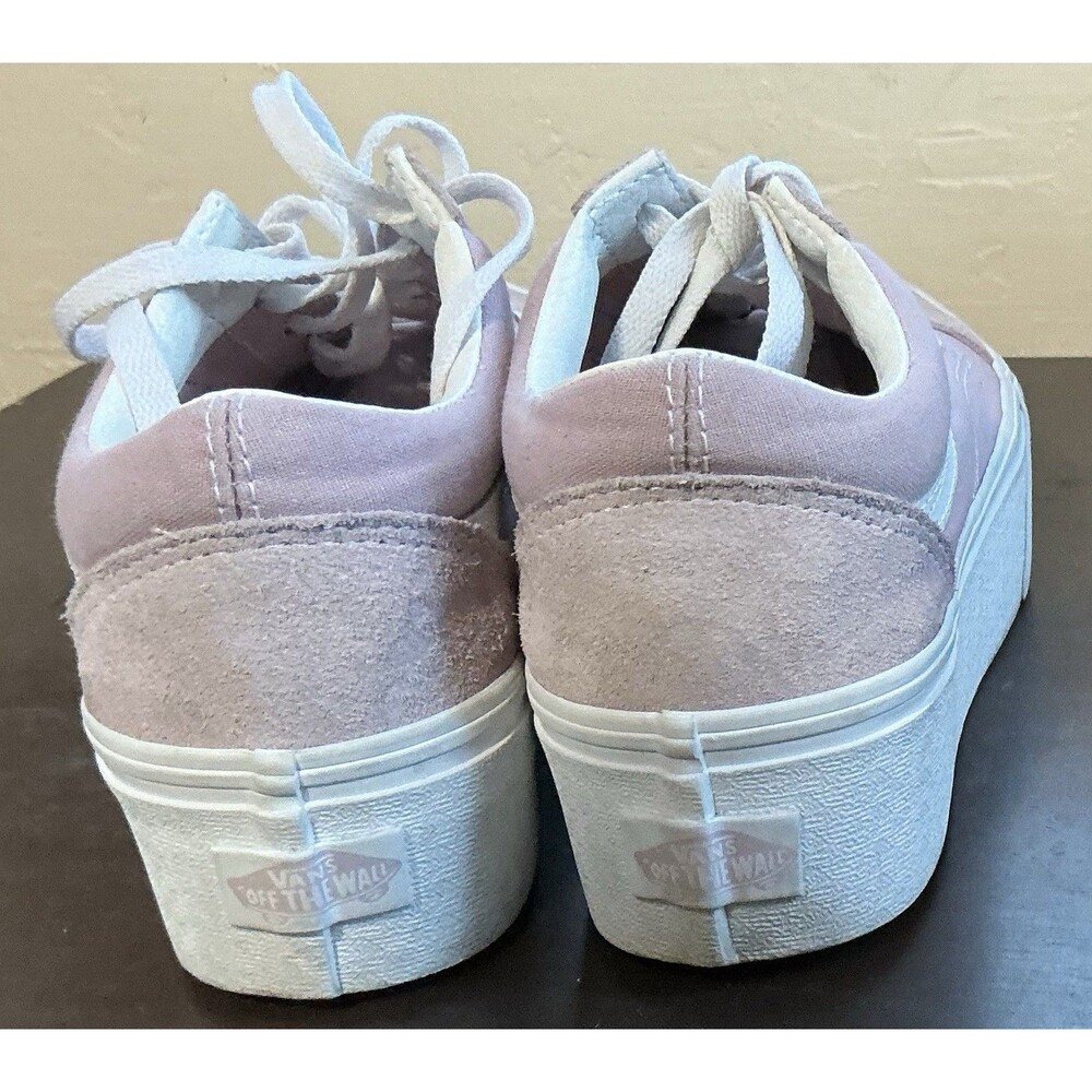 Vans Old Skool Stackform sneakers in a pastel pink Womens 7.5 - Picture 2 of 6